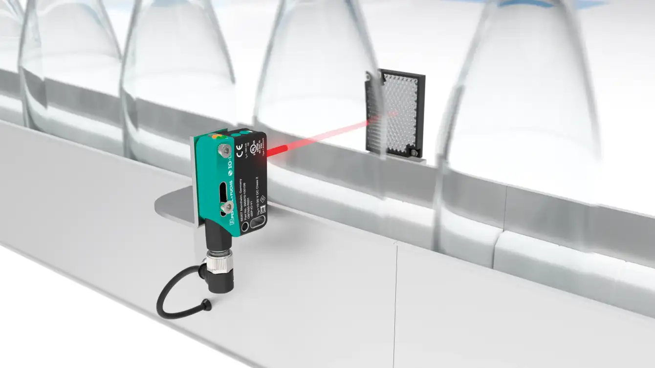 Its impressive detection capabilities and interference-resistance make the R201 a suitable solution in bottling plants Its impressive detection capabilities and interference-resistance make the R201 a suitable solution in bottling plants