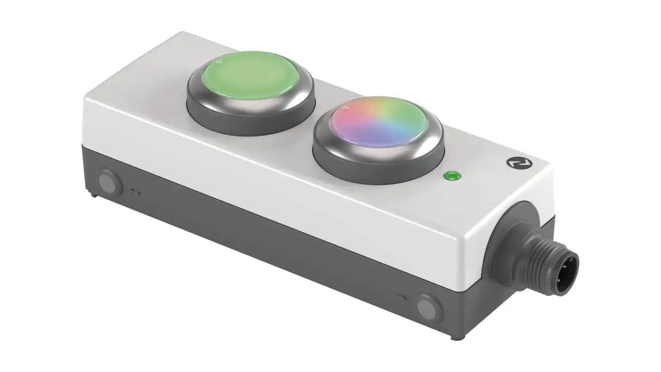 Push button box with IO-Link Push button box with IO-Link