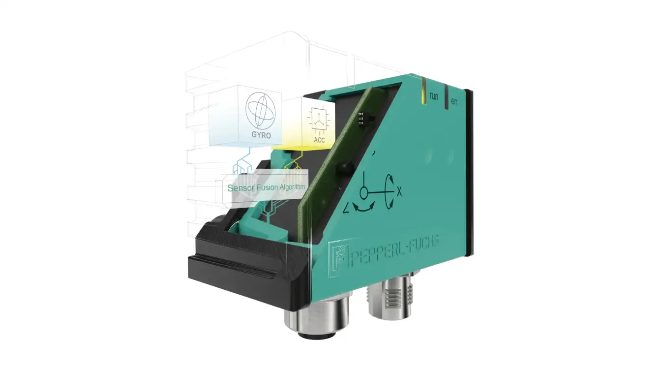 The IMU F99 ensures external acceleration compensation and enables high-precision inclination measurement The IMU F99 ensures external acceleration compensation and enables high-precision inclination measurement