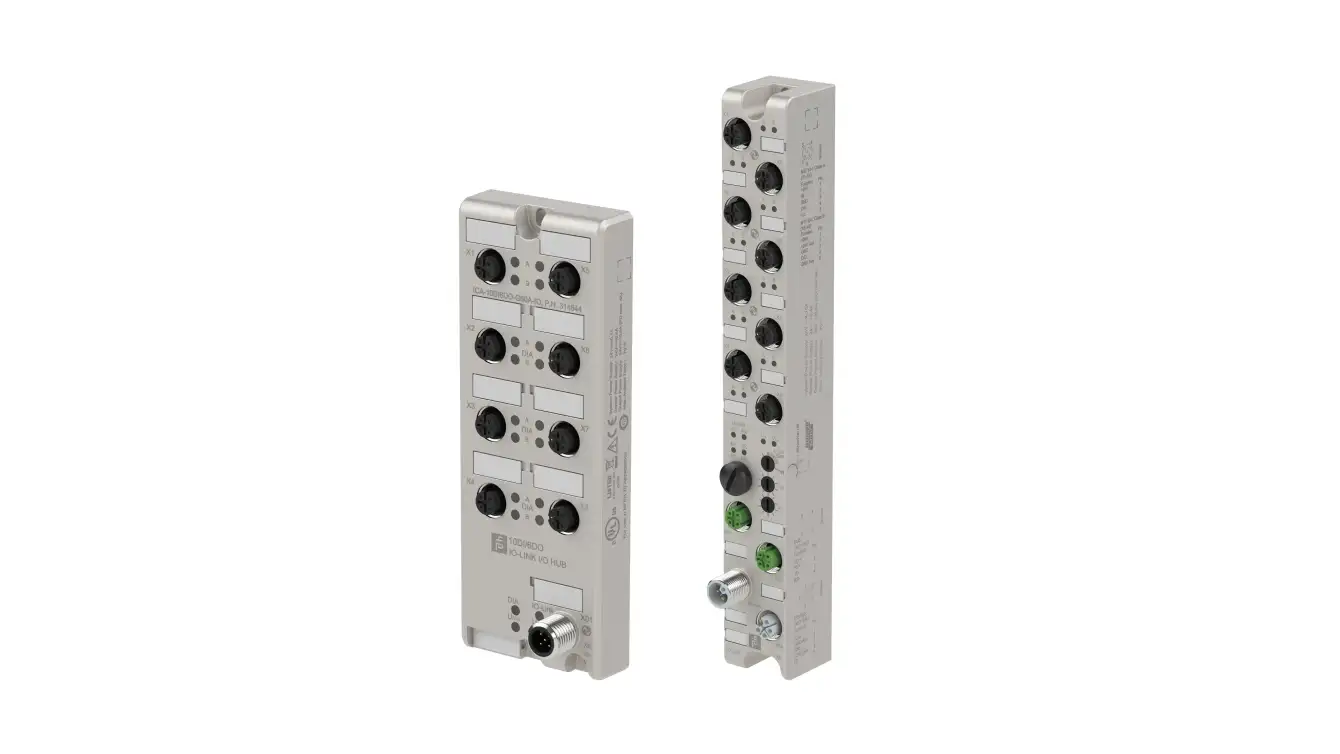 Slim Ethernet IO modules and powerful I/O hubs