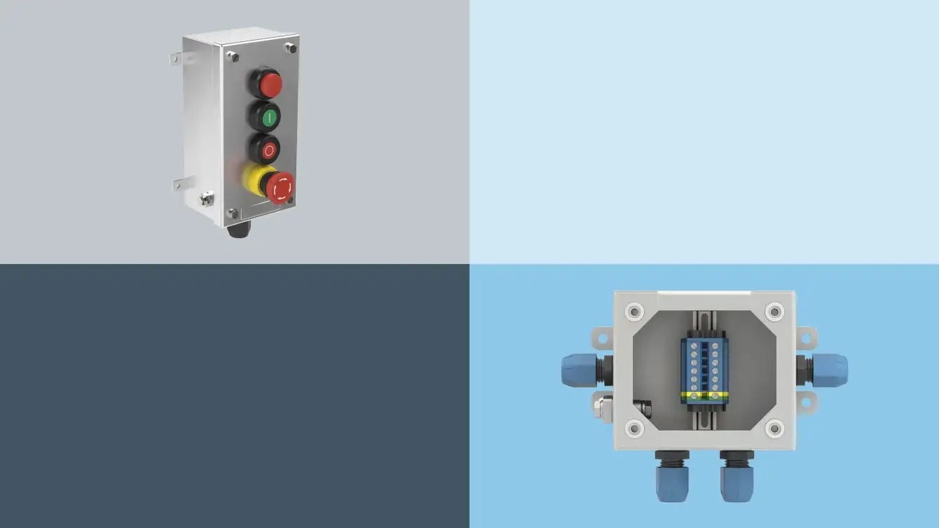 SR series control unit and junction box SR series control unit and junction box
