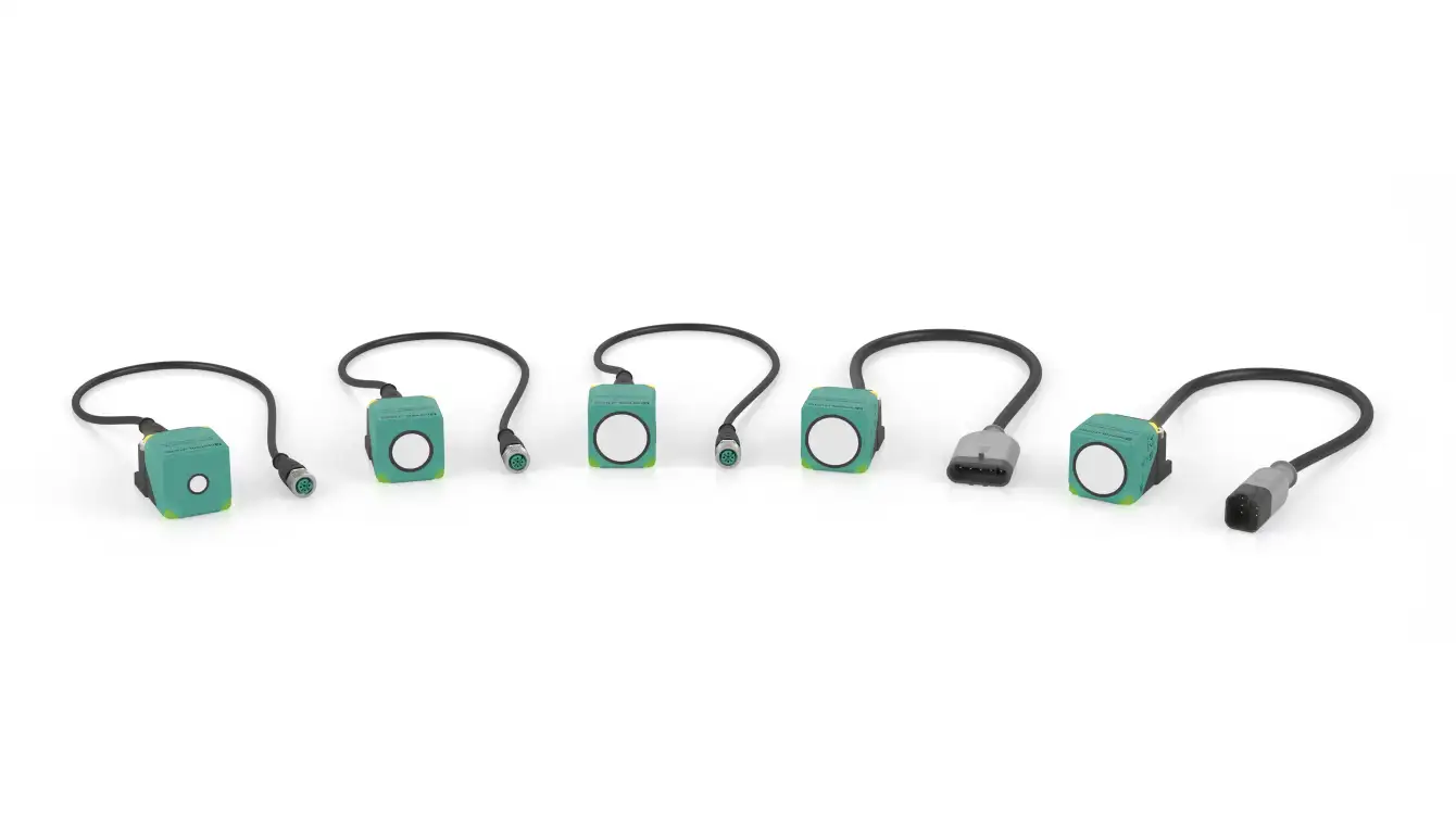 Ultrasonic sensors with different connector types Ultrasonic sensors with different connector types