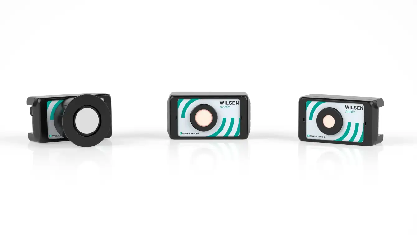 Wireless ultrasonic sensors from the WILSEN product range Wireless ultrasonic sensors from the WILSEN product range