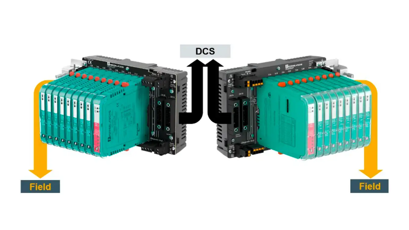 Best in class engineering separates field- and DCS-cable easily with FieldConnex® power hubs Best in class engineering separates field- and DCS-cable easily with FieldConnex® power hubs