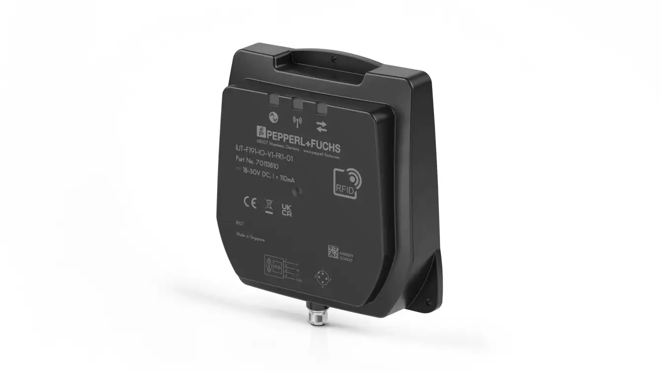 UHF RFID read/write device F191 with integrated IO-Link interface UHF RFID read/write device F191 with integrated IO-Link interface