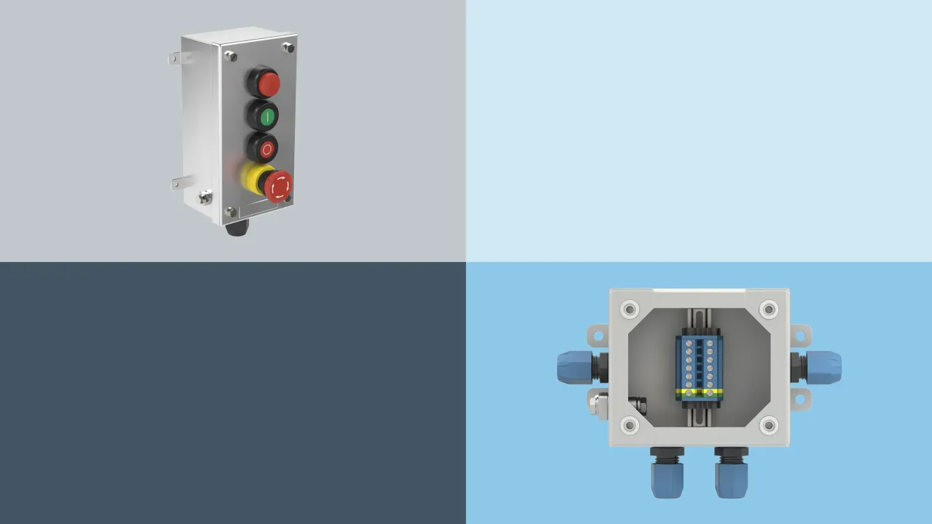 SR series control unit and junction box SR series control unit and junction box