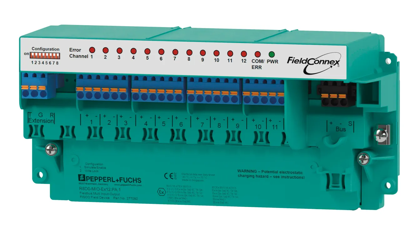 The MIO reliably monitors all connections for lead breakages and short circuits The MIO reliably monitors all connections for lead breakages and short circuits