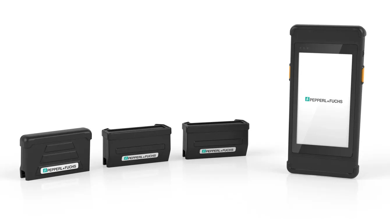 Mobile RFID handheld with different attachable read/write heads Mobile RFID handheld with different attachable read/write heads