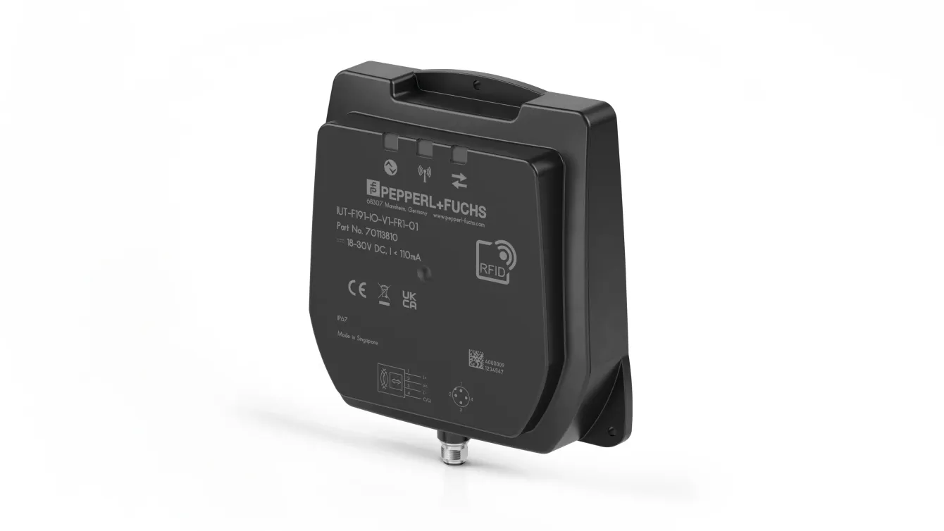 UHF RFID read/write device F191 with integrated IO-Link interface UHF RFID read/write device F191 with integrated IO-Link interface