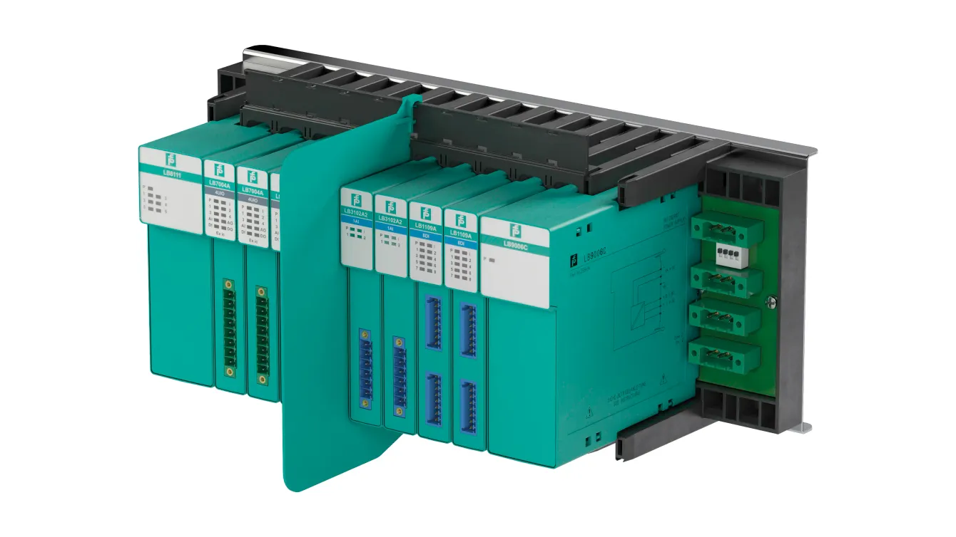 LB Remote I/O System connects sensors and actuators to the DCS via PROFIBUS LB Remote I/O System connects sensors and actuators to the DCS via PROFIBUS