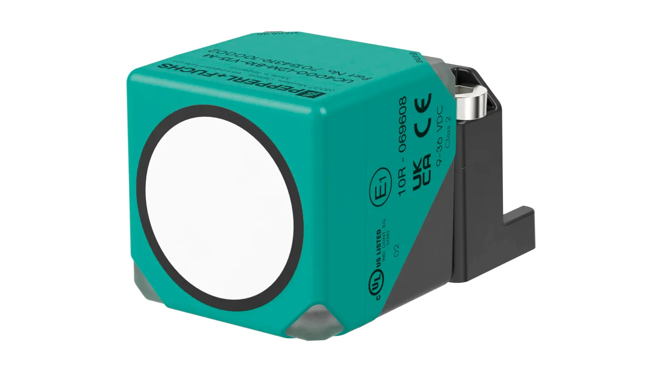 The ultrasonic sensors from the UC*-L2M-B16 series are the first to offer an integrated CAN interface