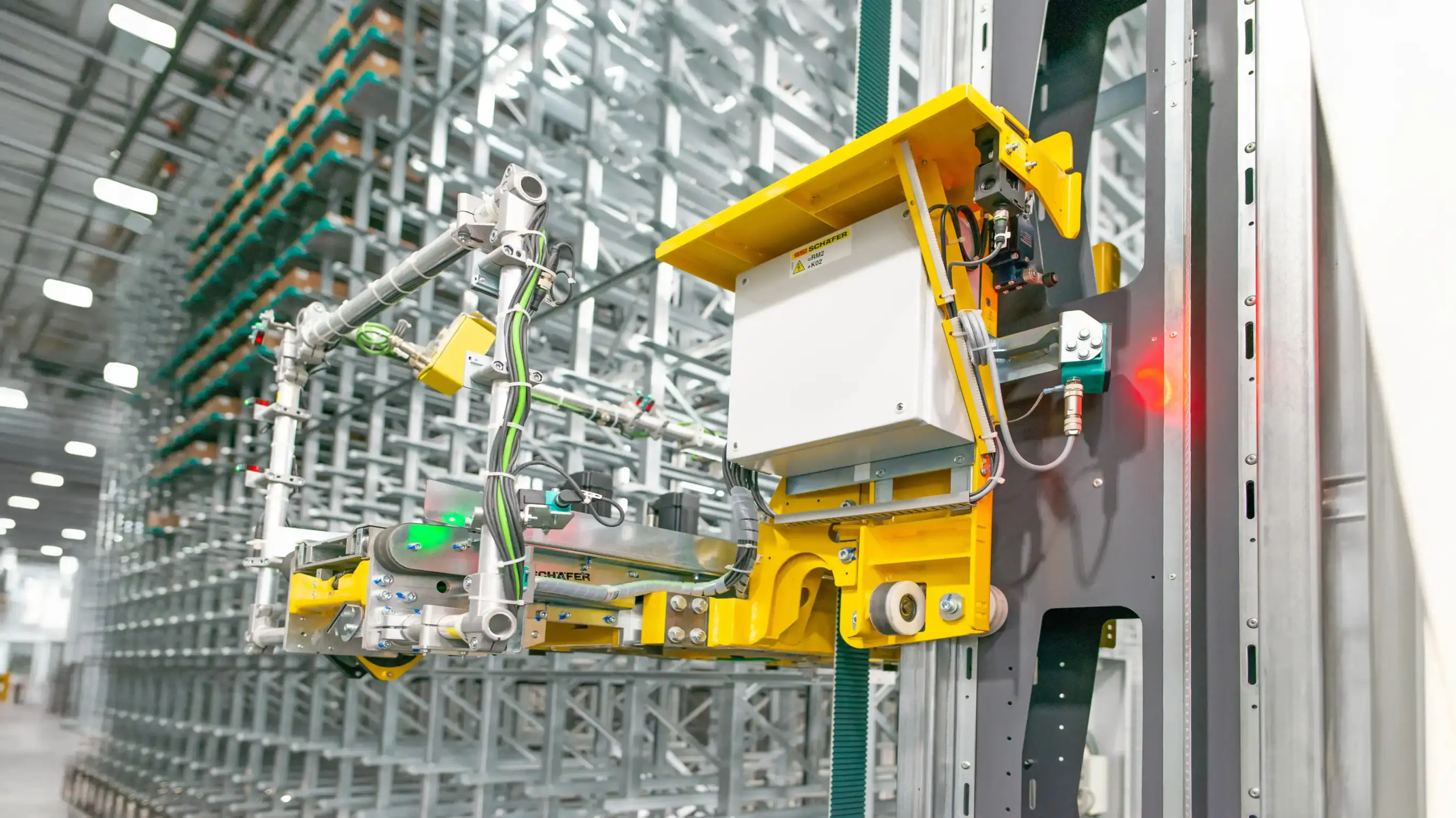 Reliable Positioning of Stacker Cranes in High-Bay Warehouses with the PXV