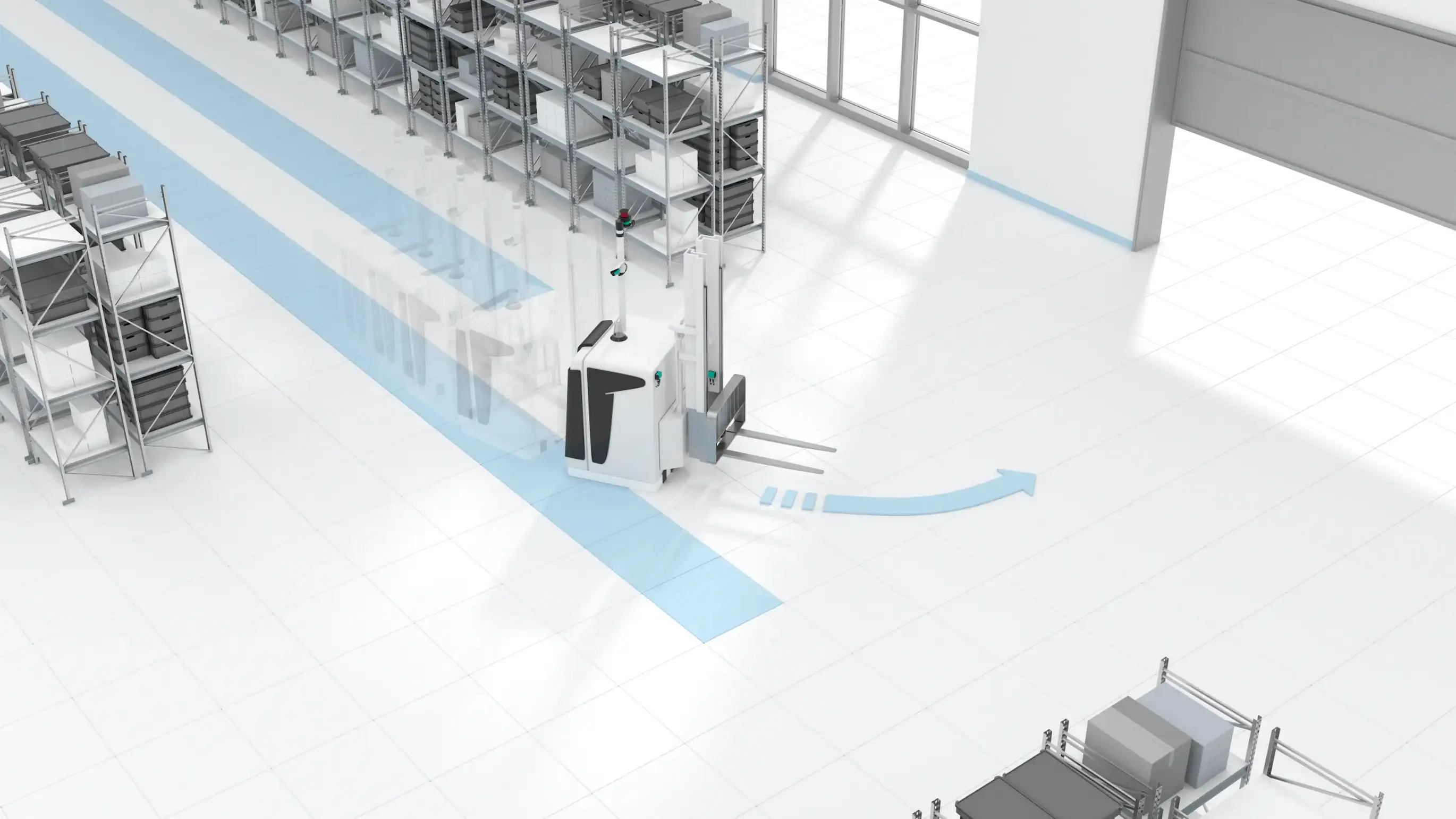 Cornering Angles, Inclination, and Acceleration for AGV Control