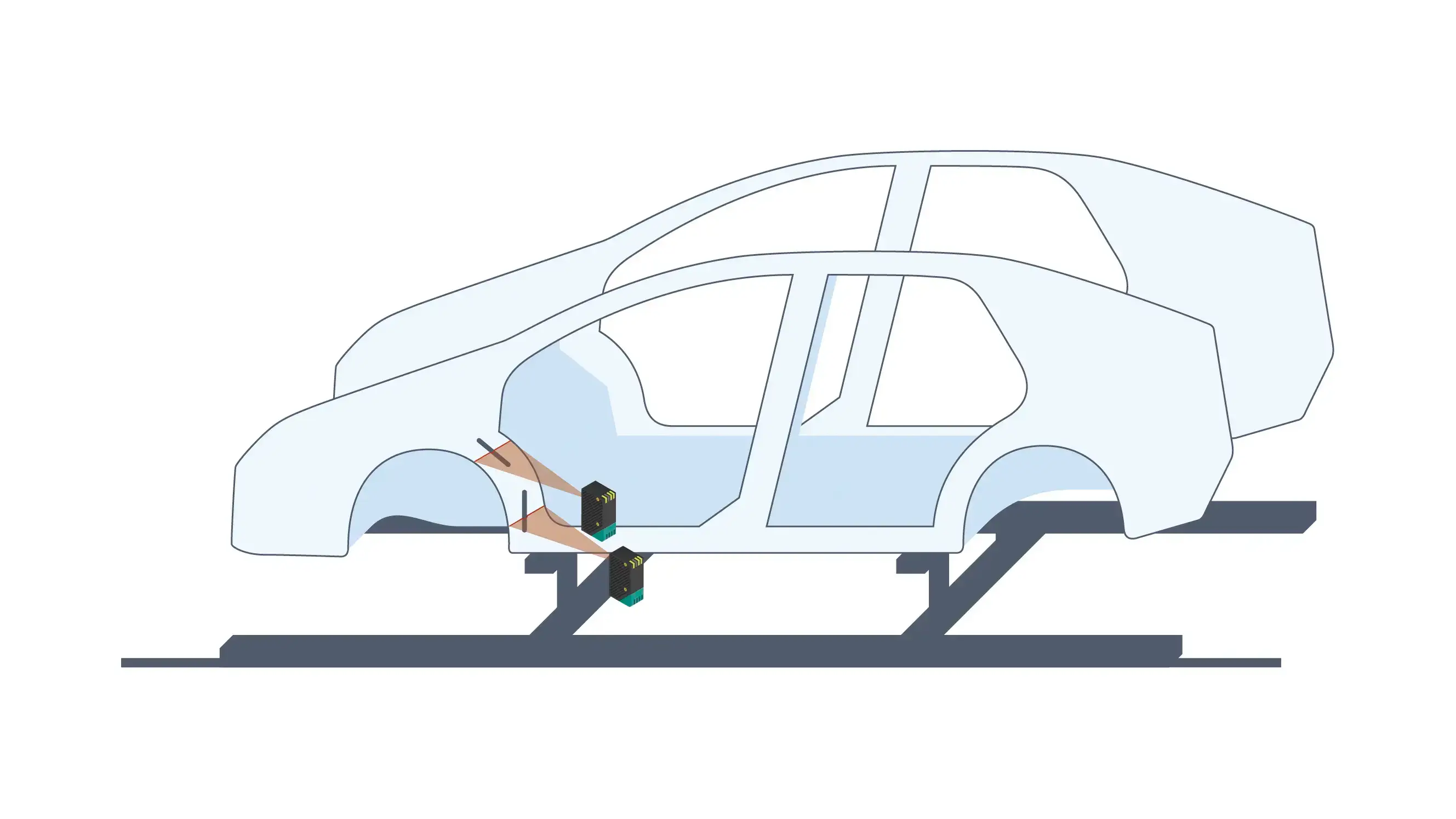 SmartRunner Matcher laser profile sensor reliably ensures automatic detection of vibration damper