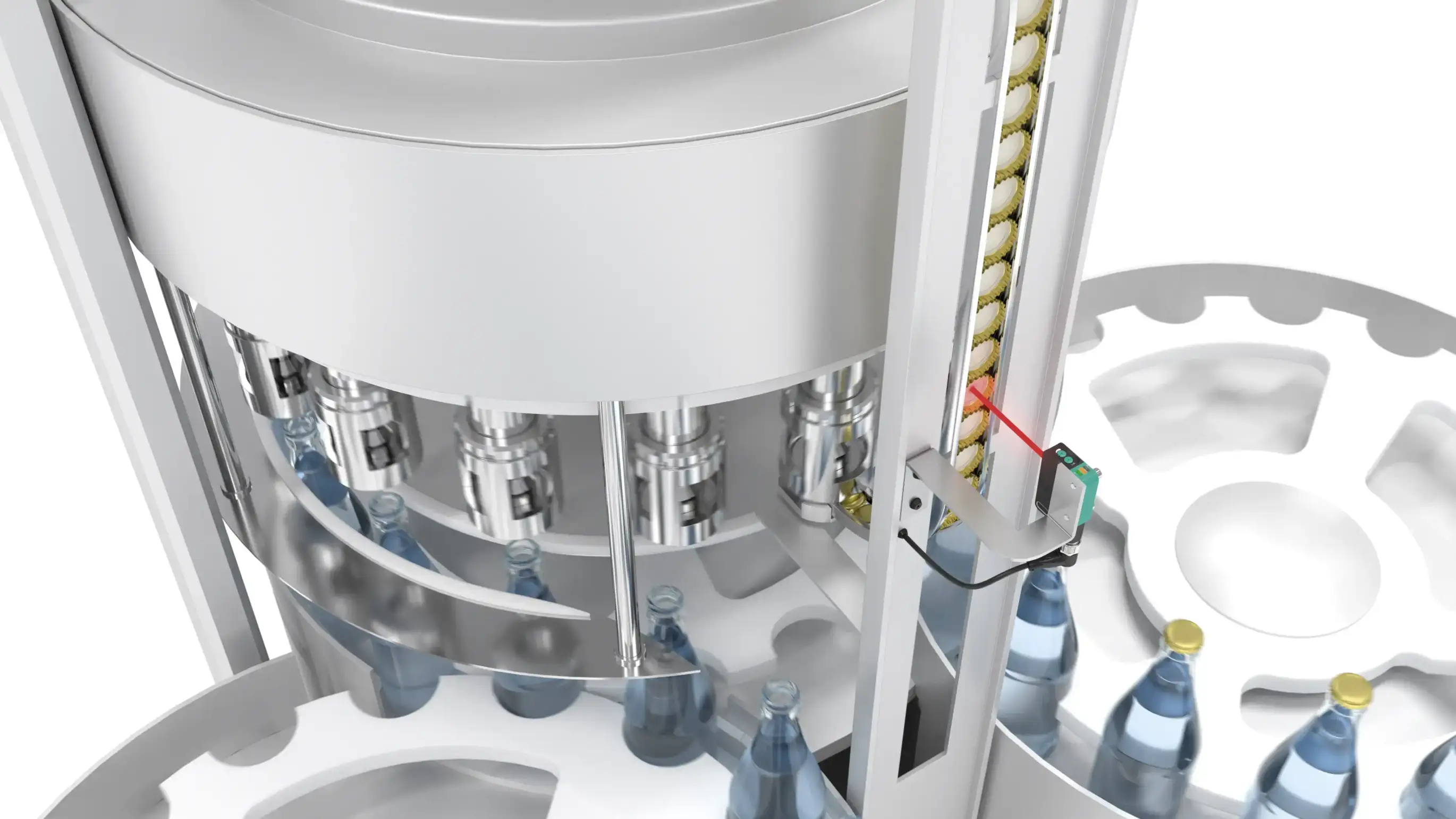 Cap Feeding in High-Output Bottling Plants