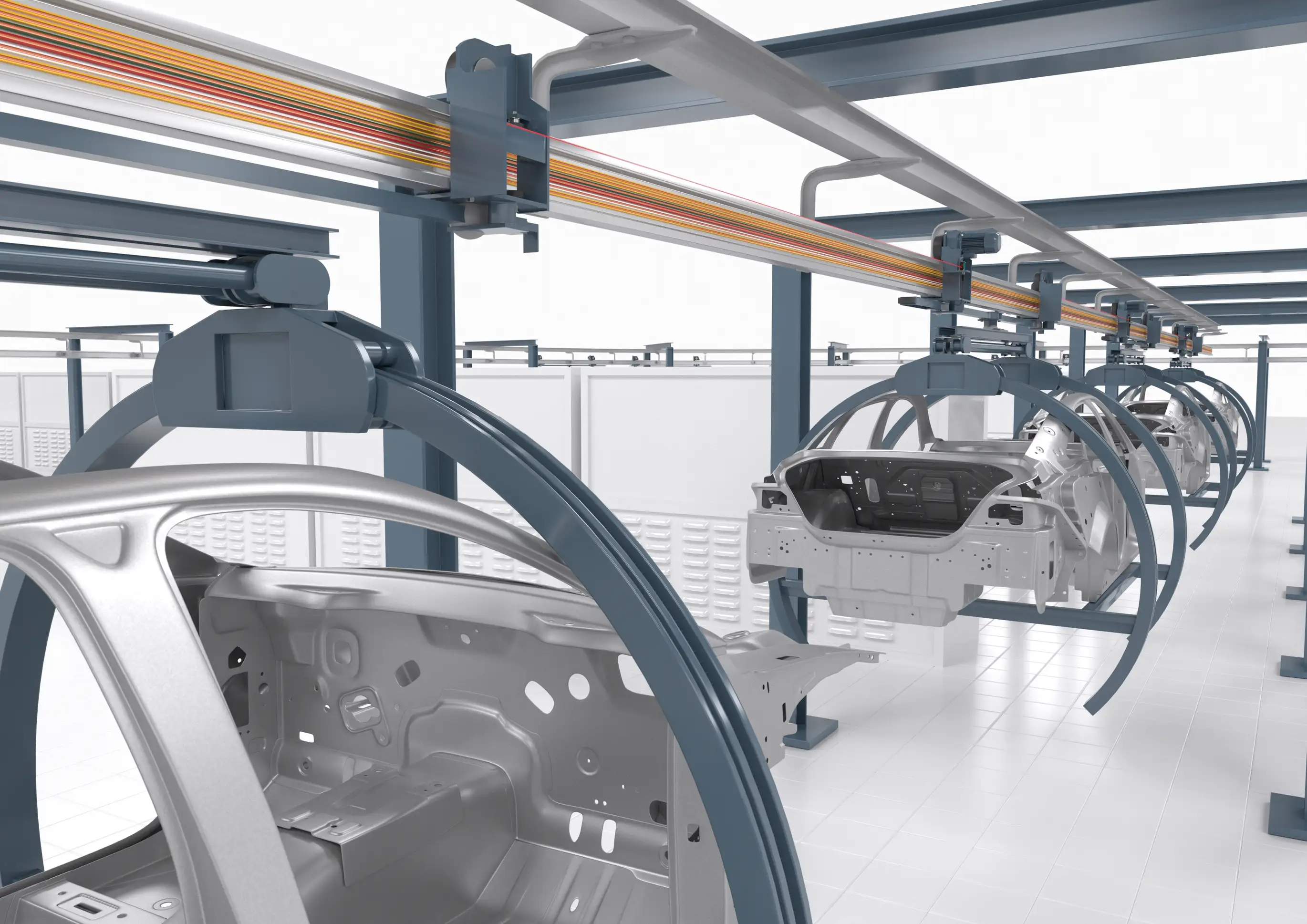 R200 distance sensor in automotive production R200 distance sensor in automotive production