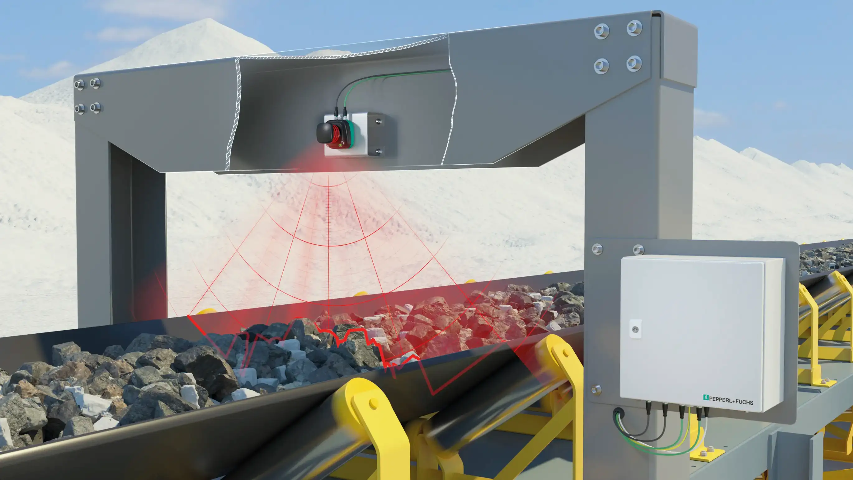 3-D Volume Measurements on Conveyor Belt 3-D Volume Measurements on Conveyor Belt