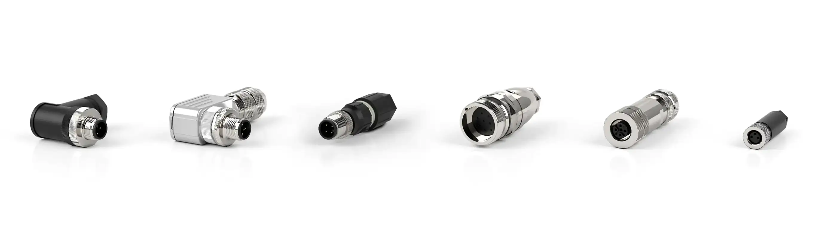 group of field-attachable connectors group of field-attachable connectors