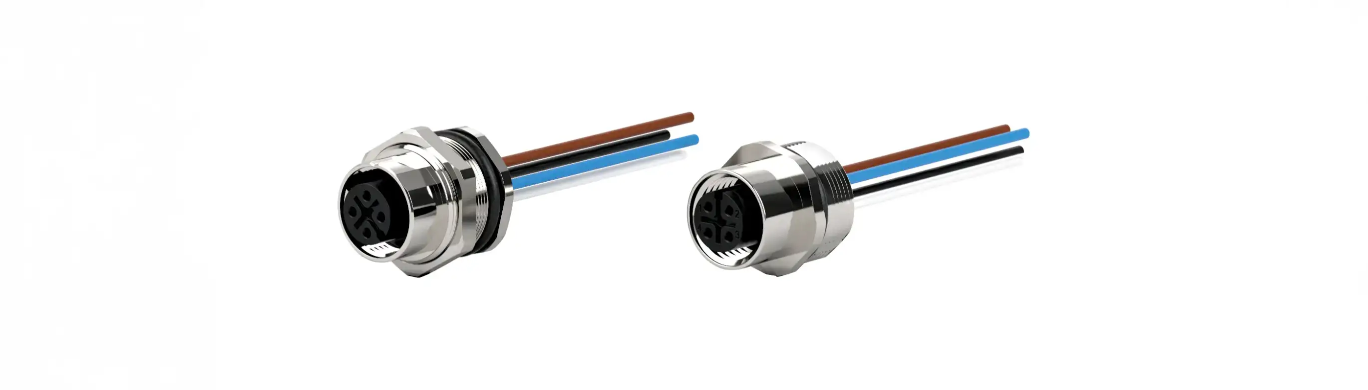 Group of panel receptacles Group of panel receptacles