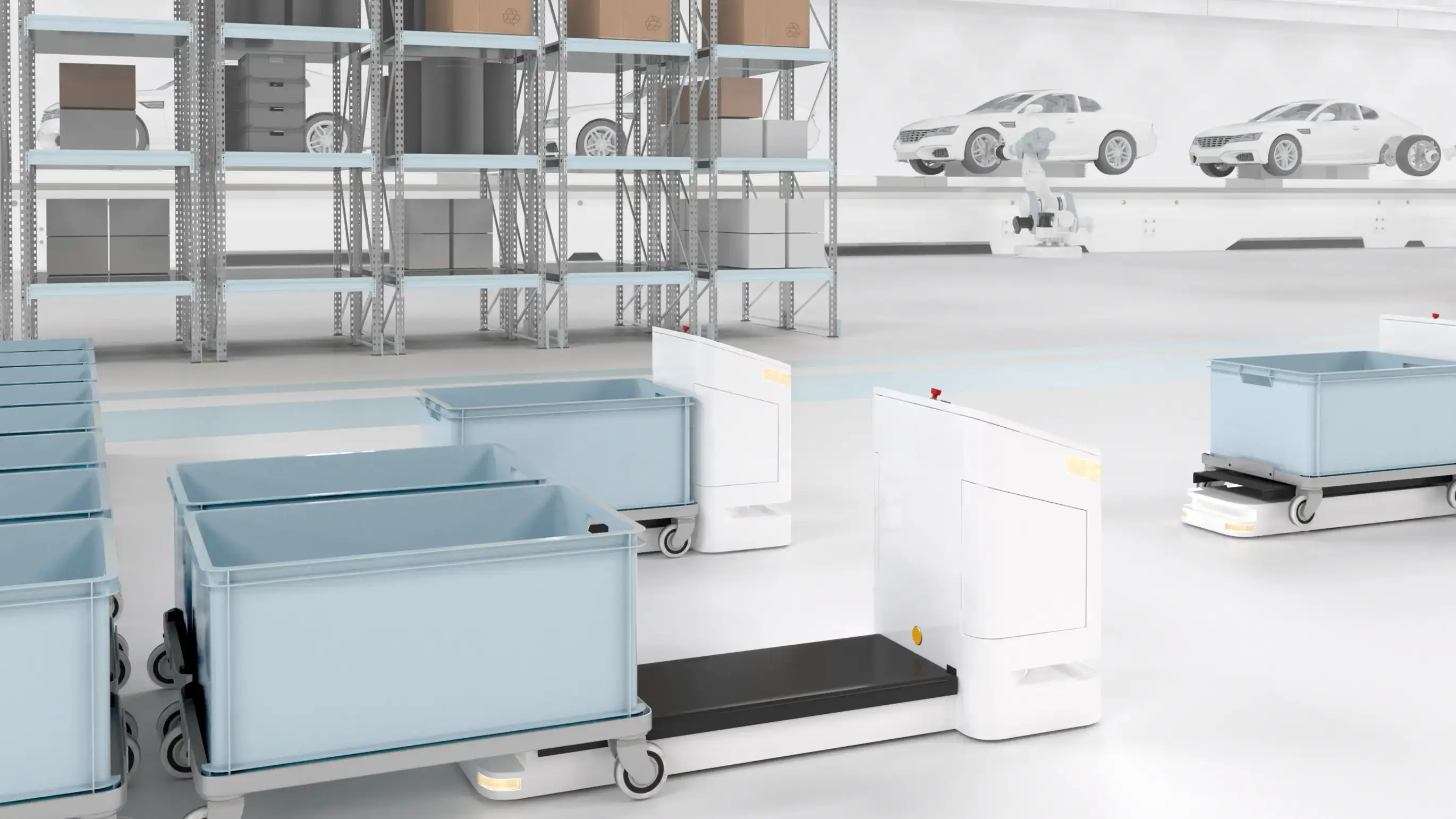 Inductive Sensors Reliably Detect Position of AGVs Inductive Sensors Reliably Detect Position of AGVs