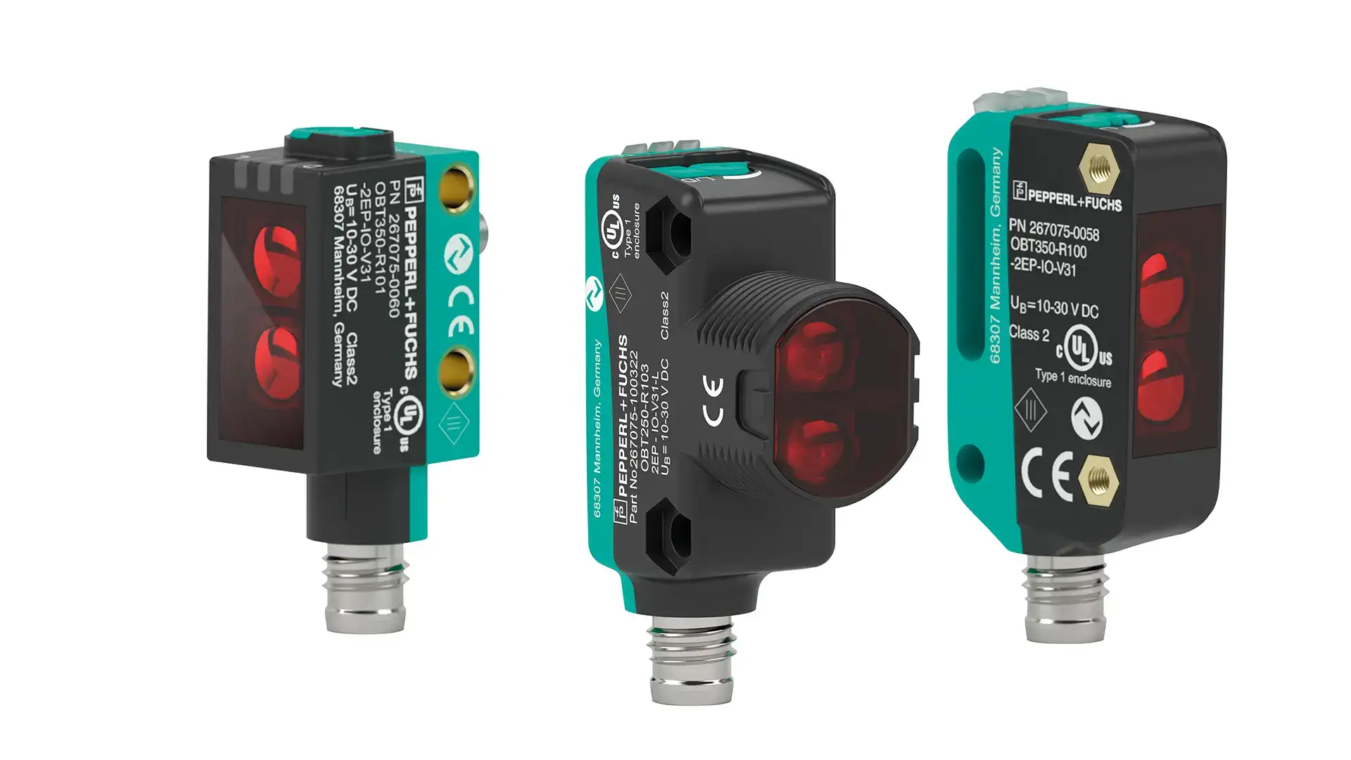 The R10x series photoelectric sensors offer a variety of technical highlights The R10x series photoelectric sensors offer a variety of technical highlights