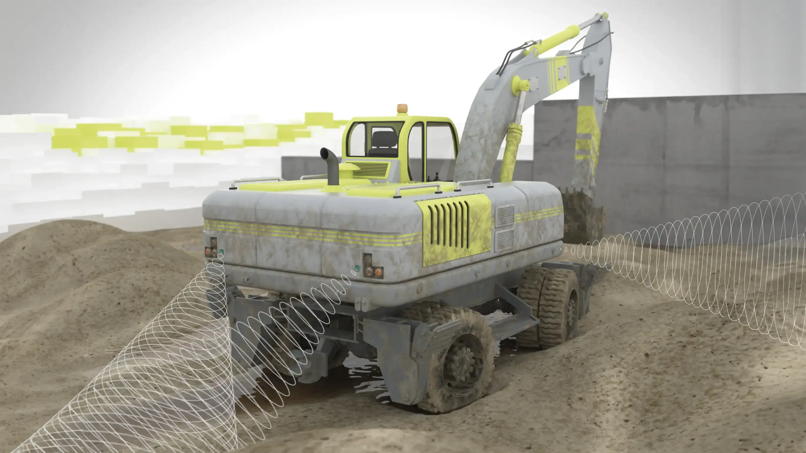excavator collision avoidance with ultrasonic sensors L2 CAN, Pepperl+Fuchs excavator collision avoidance with ultrasonic sensors L2 CAN, Pepperl+Fuchs