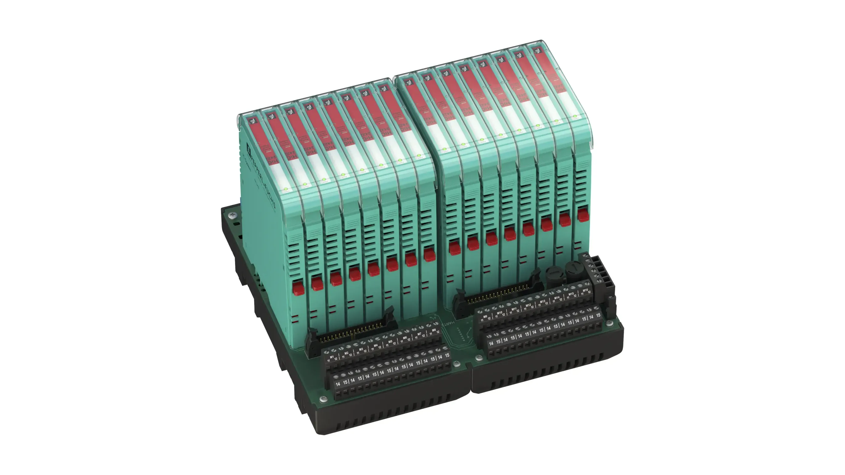 HiC2422 isolated barriers of H-System mounted on termination board, Pepperl+Fuchs HiC2422 isolated barriers of H-System mounted on termination board, Pepperl+Fuchs