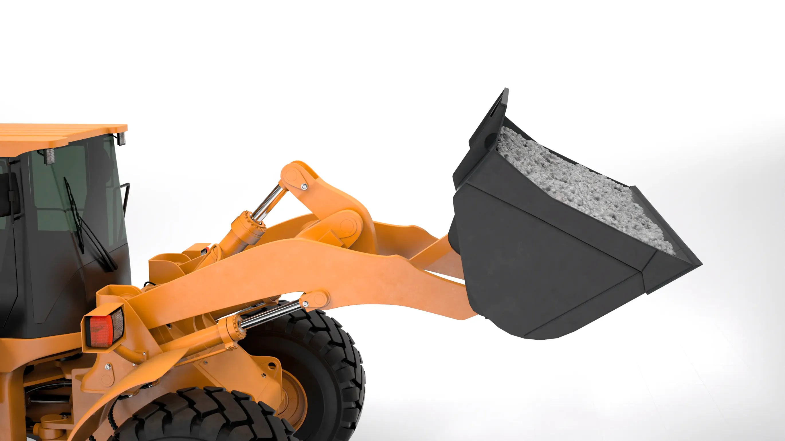Precise detection of the piston position in an excavator Precise detection of the piston position in an excavator