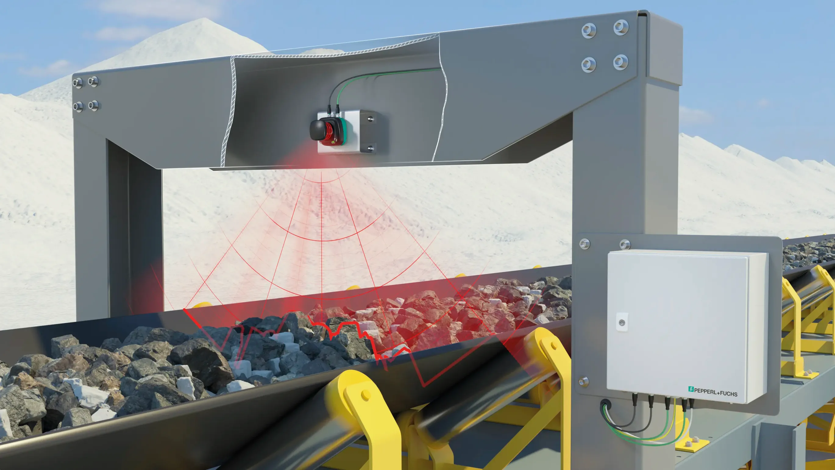 3-D Volume Measurements on Conveyor Belt 3-D Volume Measurements on Conveyor Belt