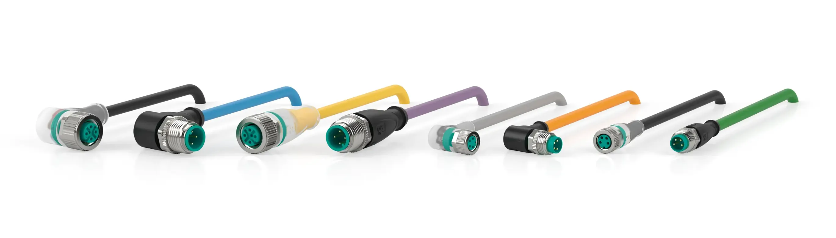 Group of sensor-actuator cables Group of sensor-actuator cables