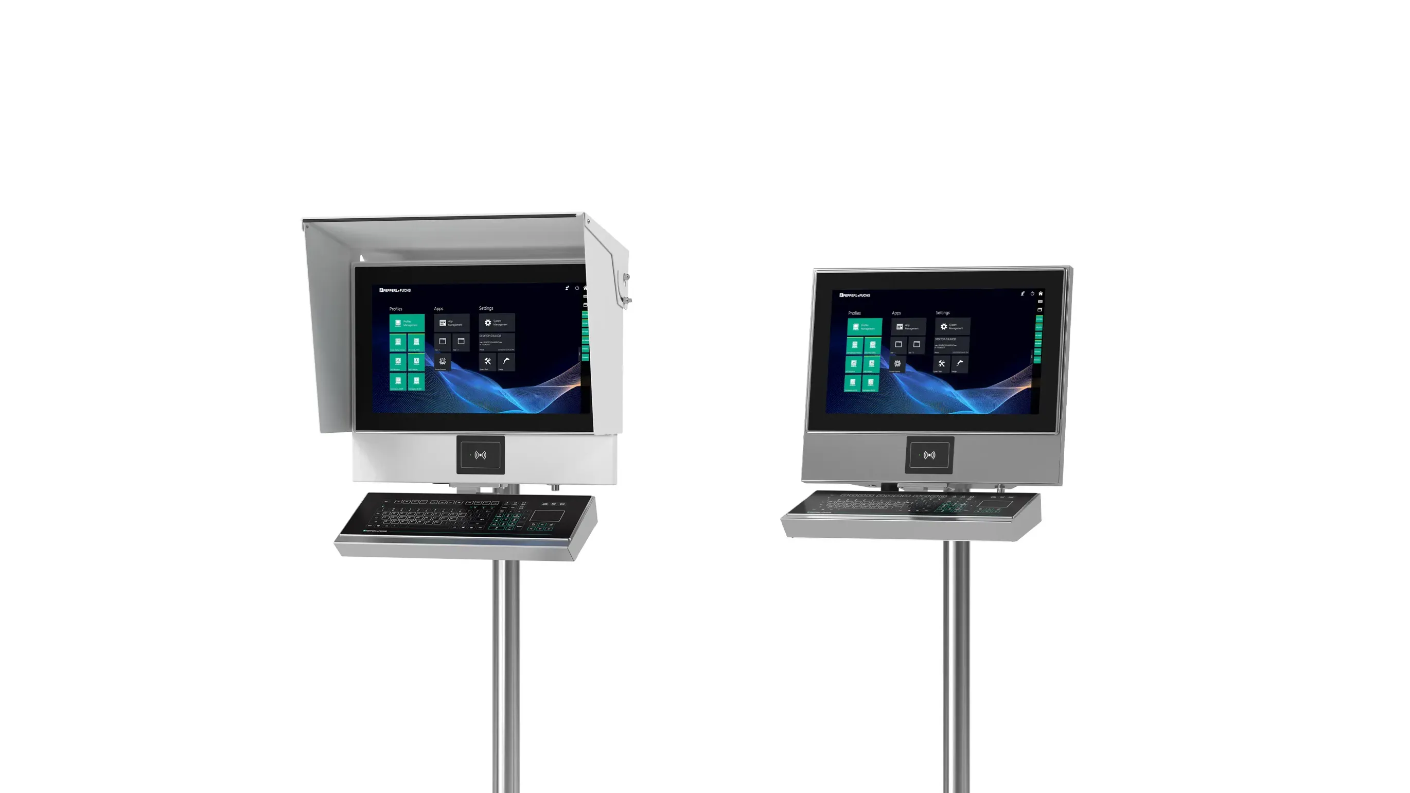 VisuNet FLX with an integrated RFID reader, Pepperl+Fuchs VisuNet FLX with an integrated RFID reader, Pepperl+Fuchs