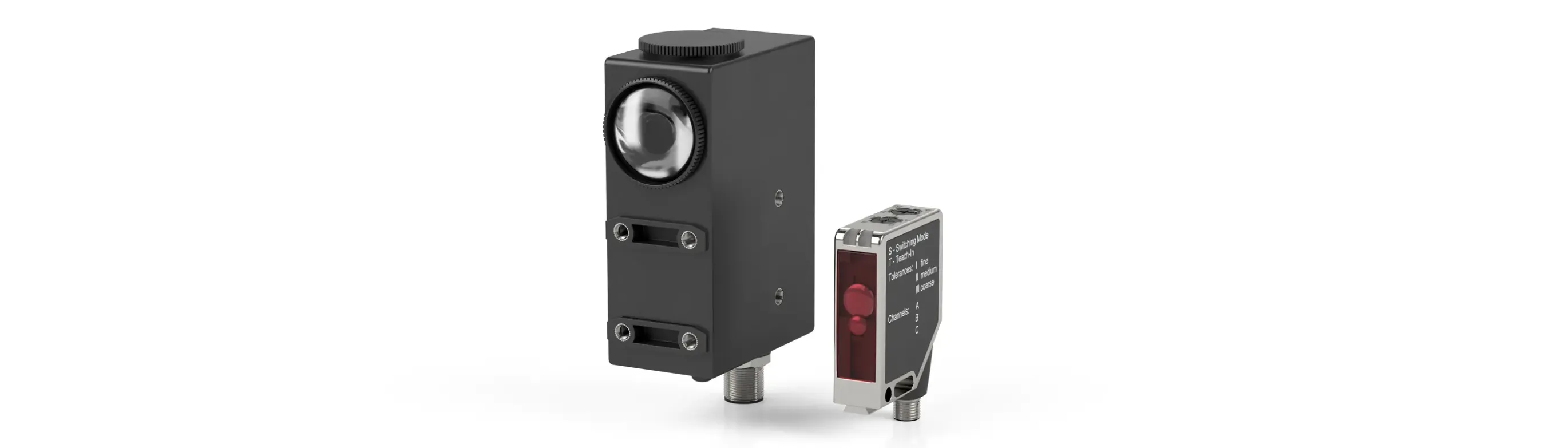 Print mark color and print mark contrast sensors