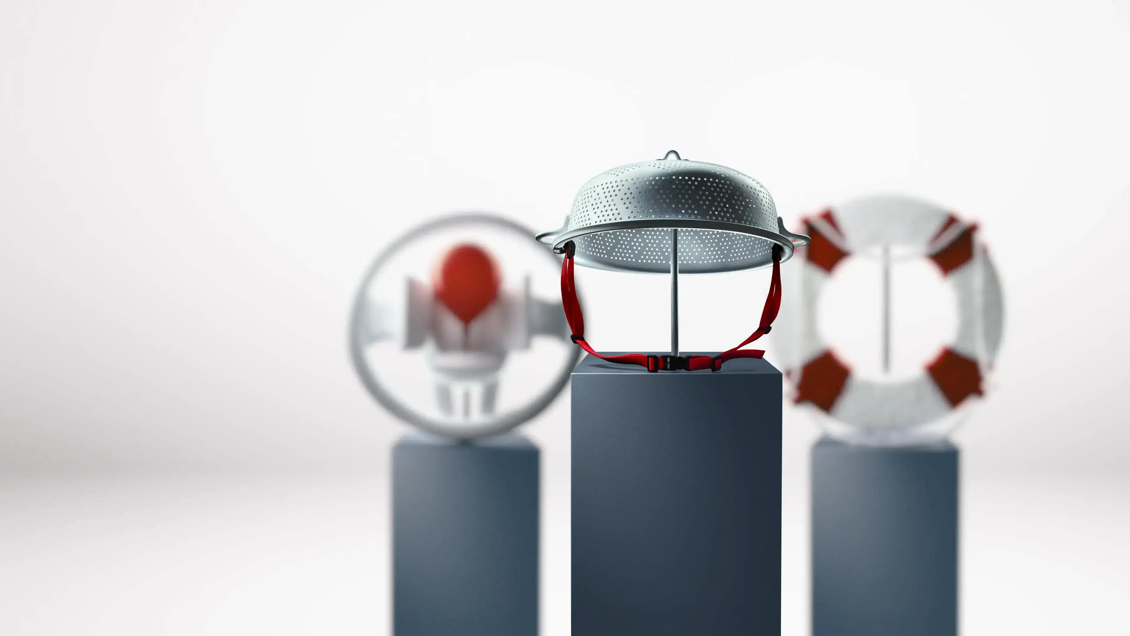 Visualization of different non-safe objects pretending to be safe.