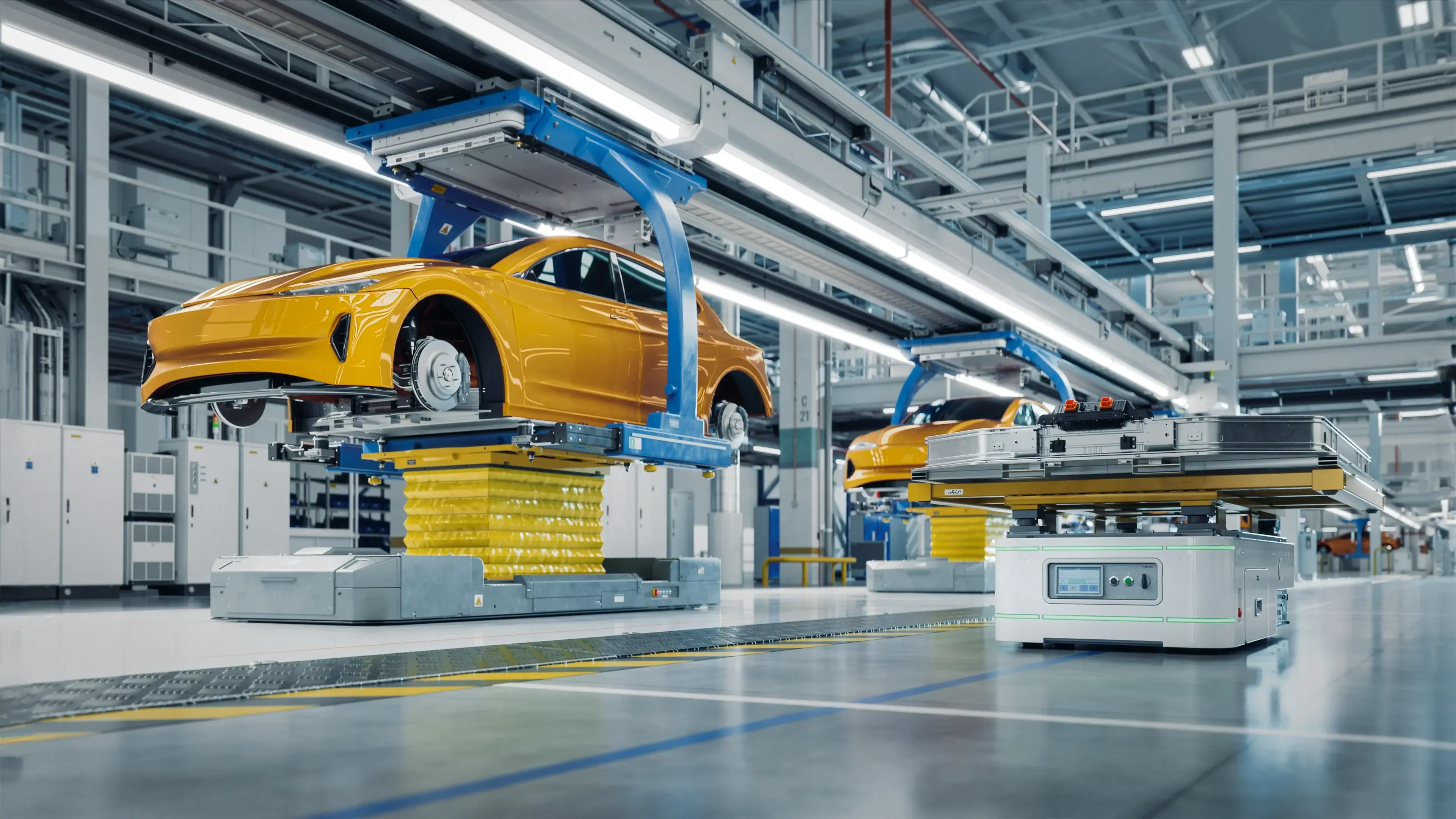 automotive production line, Pepperl+Fuchs keyvisual