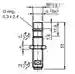 Dimensions: Inductive sensor NCB1,5-12GM40-E2-D-V1