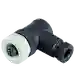 Produktbild: Female connector, field-attachable V1-W-BK
