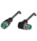 Produktbild: Connection cable V1-G-BK5M-PVC-U-V1-W