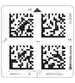 Produktbild: Polyester Data Matrix tag PGV-CTPB-2x2