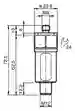 Dimensions: Vibration sensor VIM32PP-E7DC8-0RE-IO-1V1401
