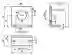 Dimensions: Angled flange 9203
