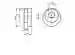 Dimensions: Synchro clamping element 9310-3