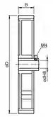 Dimensions: Measuring wheel 9113, 6