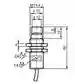 Dimensions: Inductive sensor NCB1,5-18GM60-E3-D