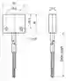 Dimensions: Magnetic field sensor 50FY41-V4A-50