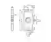 Dimensions: Capacitive sensor CBN5-F46-E2