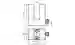 Dimensions: Inductive slot sensor SJ15-E2-V1-Y40122