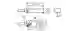 Dimensions: Inductive sensor NBN4-F29-E2