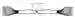 Dimensions: Backplane Connection Cable FB9274-300
