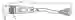Dimensions: Female cordset V15-G-BK2M-PUR-U