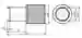 Dimensions: Screw-in tool  IVZ-16G-EW